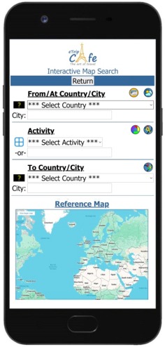 Mobile Interactive Map Search